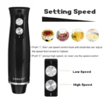4 in 1 Household Multi-function Blender 110V/220V Electric Handheld Immersion Blender Baby Food Maker Kitchen Appliances - Image 2