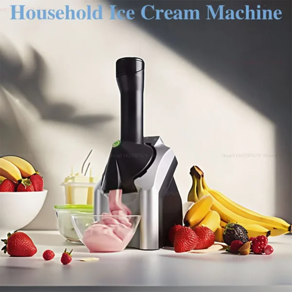 Home Ice Cream Machine Fully Automatic Portable Mini Ice Cream Machine Fruit Shake Machine Party Supplies And Children's Gifts.