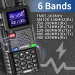 Baofeng UV 5RH 10W Air Band Walkie Talkie Long Range Wirless Copy Frequency Two Way Ham Radio Type-C Baofeng UV 5R Transceiver - Image 5