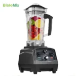 BioloMix 3HP 2200W Heavy Duty Commercial Grade Timer Blender Mixer Juicer Fruit Food Processor Ice Smoothies BPA Free 2L Jar - Image 2