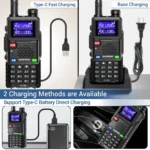 Baofeng UV 5RH 10W Air Band Walkie Talkie Long Range Wirless Copy Frequency Two Way Ham Radio Type-C Baofeng UV 5R Transceiver - Image 4