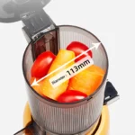 Large Caliber Juicer Household Low-speed Juicer Multifunctional Fruit Vegetable Screw Slow Juicer Commercial Electric Juicer - Image 2