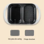 2 in 1 Non-Stick Shabu Pot and Griddle Multi Cookers BBQ Shabu Shabu Pot with Grill, Steaks, Ramen& Noodles,electric cooking pot - Image 3