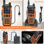 BaoFeng UV-21 Pro V2 Wireless Copy Frequency Type-C Walkie Talkie High Power Long Range Upgrade UV-5R Ham Radio - Image 4