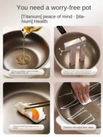 Electric wok all-in-one multifunctional household dormitory steaming and frying electric hot pot electric wok - Image 3