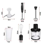 4 in 1 Household Multi-function Blender 110V/220V Electric Handheld Immersion Blender Baby Food Maker Kitchen Appliances - Image 3