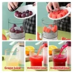 Wireless Juicer Automatic Orange Lemon Juicer USB Charge Juice Separator Portable Fruit Extractor Squeezer Pressure Juicers - Image 3