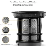 Large Caliber Slow Juicer Screw Cold Press Extractor Slag Juice Separation Filter-Free Easy Wash Electric Fruit Juicer Machine - Image 6