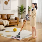 Wireless Handheld Vacuum Cleaner 20kPa Powerful Suction Dual Motor LED Lighting Detachable Battery Cordless Home Dust Cleaner - Image 2