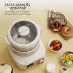 5L Electric Dough Mixer Household Dough Mixer Machine Automatic Flour Fermenting Mixing Stirring 304 Stainless Steel For Kitchen - Image 5