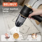 BELIBUY Wireless Car Vacuum Cleaner for Cleaning Bedroom Carpets Portable High Power Function Home Appliance Cleaning Machine - Image 3