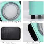 Multi cooker Electric Smokeless Grill Non Stick Pan BBQ Grill with Hot Pot 3 in 1 Household Multifunctional Hotpot Grill Cooker - Image 6