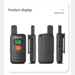 Btonera T1 Mini Walkie Talkie pmr 446 Profesional Walkie Talkies Largo Alcance mini Radio Wolkie Tokie Walkies de Largo Alcance - Image 5