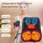 Manufacturer Direct Electric Shiatsu Head Neck Cervical Ttraction Body Massager Car Back Pillow with Heating Vibrating Massage D - Image 3