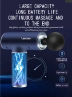 Original Lenovo Professional Grade Fascia Gun N2 N3 Series Muscle Relaxation Massager LED Touch Screen 6-8Massage Head Gifts - Image 4