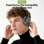 HTC HP06 Bluetooth V6.0 Wireless Open-Ear Headphones Foldable Punchy Bass Headset for PC Laptop phone TV lightweight Hollow Airy - Image 2