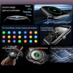 Pour Xiaomi Ultra mince montre intelligente hommes femme HD AMOLED 3D écran 70 + Mode sport fréquence cardiaque Bluetooth appel étanche montre intelligente - Image 2