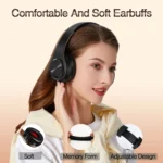 Men Gift Gold Wireless Headphones Bluetooth Earphone Stereo Headset with Build-in MIC with 3.5mm Jack for Xiaomi Samsung IPHONE - Image 3