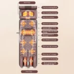 Electric Massage Mattress Vibrating Heating Massager Cushion For Neck Back Foot Full Body Pain Stress Relief Body Relax - Image 2