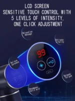 Original Lenovo Professional Grade Fascia Gun N2 N3 Series Muscle Relaxation Massager LED Touch Screen 6-8Massage Head Gifts - Image 3