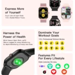 LEMFO LT10 Smart Watch 2024 Android Gift Bluetooth Call Smartwatch 2024 Touch Dial Music Fitness Tracker Sports Watches - Image 4