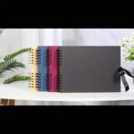 Photo Album Scrapbook - 80 pages DIY memory book with 12 metal pens and 8 photo stickers for 420 photos - Scrapbook kit, perfect for writing, drawing and storing memories (black, pink) - Image 9