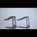 Laptop Stand for Desk, Aluminum Computer Riser, Ergonomic Notebook Holder, Detachable Metal Laptops Elevator, PC Cooling Mount Support 10 to 39.62 cm Notebook, Pink Grey - Image 9