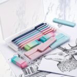 [6pcs Mechanical Pencils Set] 6pcs Pastel Mechanical Pencils Set, 0.5mm, 0.7mm & 0.9mm | Four Candies Cute Mechanical Pencil | 360pcs Leads, 3pcs Erasers, 9pcs Eraser Refills, Aesthetic Pencils for Girls Writing, Art Drawing - Image 2