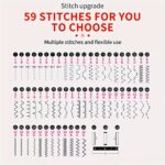 Multifunctional Home Sewing Machine Electric 59 Stitches Sewing Machine With Foot Pedal UK Plug - Image 8