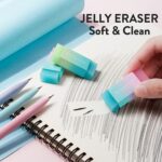 [6pcs Mechanical Pencils Set] 6pcs Pastel Mechanical Pencils Set, 0.5mm, 0.7mm & 0.9mm | Four Candies Cute Mechanical Pencil | 360pcs Leads, 3pcs Erasers, 9pcs Eraser Refills, Aesthetic Pencils for Girls Writing, Art Drawing - Image 7