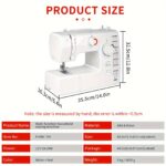 Multifunctional Home Sewing Machine Electric 59 Stitches Sewing Machine With Foot Pedal UK Plug - Image 2