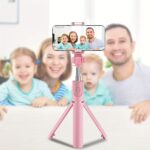 1pc Selfie Stick with Phone Mount, Extensible, Smartphone Tripod with Wireless Remote Control, 360° Rotation, Essential for Travel, Compatible with iPhone/Samsung/Android Smartphones - Image 7