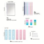 [6pcs Mechanical Pencils Set] 6pcs Pastel Mechanical Pencils Set, 0.5mm, 0.7mm & 0.9mm | Four Candies Cute Mechanical Pencil | 360pcs Leads, 3pcs Erasers, 9pcs Eraser Refills, Aesthetic Pencils for Girls Writing, Art Drawing - Image 4