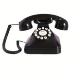 Vintage 1930s Retro Landline Phone - Pink Plastic Antique Replica with Redial, Classic Design for Home, Office, Hotel - Perfect for Vintage Enthusiasts, Collectors, and Photography - Includes Speakers & Car Charger, Vintage Phone Accessories, Office Equipment, Durable Construction, Highquality Material - Image 5