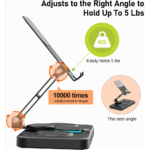 xTcome 6-in-1 Wireless Charging Station for iPhone 16/15/14/13/12 Series, 30W Fast Qi-Certified Charger with Magnetic Holder, Apple Watch 10/9/8/7/6/5/4/3/2, 2/3/4/5, iPad Stand - Aluminum & ABS Multi-Device Dock (USB-C, No Adapter Included), Workspace Enhancer | Modern Charging Station | Integrated Cable Management, Wireless Phone Charger - Image 6