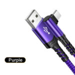 Type C Charger Fast Charging, Right Angle USB to USB C Cable Braided USBC Charger for Huawei Xiaomi RedMi Oppo Oneplus and More Smartphone - Image 9