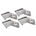 4pcs Buffet Dish Tray Food Plate Server Food Warmer Chafing Dish Serving Tray UK - Image 5