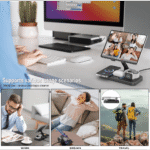 xTcome 6-in-1 Wireless Charging Station for iPhone 16/15/14/13/12 Series, 30W Fast Qi-Certified Charger with Magnetic Holder, Apple Watch 10/9/8/7/6/5/4/3/2, 2/3/4/5, iPad Stand - Aluminum & ABS Multi-Device Dock (USB-C, No Adapter Included), Workspace Enhancer | Modern Charging Station | Integrated Cable Management, Wireless Phone Charger - Image 8