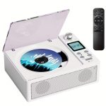 M-AMAZUP Portable CD Player with USB, Tape, and Stereo Headphone Compatibility - Dual Wireless Modes, Remote Control, 3D Sound, USB Charging, 36V Power, Non-Waterproof, CD Player|Modern Audio Gear|USB Charging Device, Ideal for Home Entertainment - Image 2