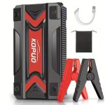 KOPUO 3000A Peak Car Jump Starter Revives Dead Batteries Road Trips Camping Winter Night Emergencies 6, 0L Gas5, 0L Diesel 12V Booster Fast Charge 3-Mode Light Essential for Drivers Worldwide! - Image 2