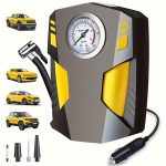 Tire Inflator, Air Compressor Pump, Wired Tire Pump Suitable for Sedans, SUVs, Off-Road Vehicles, Pickup Trucks, DC 12V, Electric Vehicle Air Pump, No Battery Required, Analog Gauge Display, Plug-In Power Supply, Car Tire Pump, Portable Inflator - Image 2