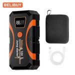 Portable Car Emergency Starter - USB Charging, Rechargeable Battery, Emergency Power Supply, Black ABS Design, Suitable For Off-road Vehicles And Outdoor Adventures, Emergency Car Tool | Compact Emergency Device | Strong Structure - Image 2