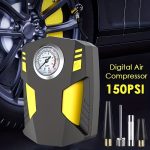 Tire Inflator, Air Compressor Pump, Wired Tire Pump Suitable for Sedans, SUVs, Off-Road Vehicles, Pickup Trucks, DC 12V, Electric Vehicle Air Pump, No Battery Required, Analog Gauge Display, Plug-In Power Supply, Car Tire Pump, Portable Inflator - Image 3