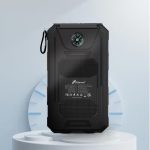 2pcs 20000mAh Portable Solar Power Bank, Portable Solar Mobile Phone Charger, Camping External Battery Charger for Mobile Phones, 2 USB/ LED Flashlights with Compass for Outdoor Activities - Image 4