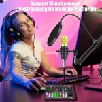 Portable USB-C On-Site Sound Card with DJ Mixing Effects & Voice Changer - 1200mAh Rechargeable Battery, Volume Control, Pop Filter & Windscreen for Live Streaming, Podcasting, Gaming, Karaoke, Studio Recording - Image 6