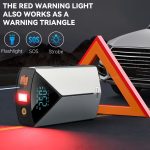 BRPOM Jump Starter Power Bank with 150PSI Compressor, Booster Car Jump Starter with Large LCD Screen, 8500A Peak Power Battery Starter Power Bank for 8.5L Petrol And 8.0L Diesel, LED Light, Jump Starter Battery Pack with Air Compressor, Roadside Assistance Device, Vehicle Emergency Tool, Compact Design, Multifunctional Device, Efficient Power Supply, Reliable Battery Pack, Emergency Car Kit, Vehicle Maintenance, Road Trip Essentials - Image 4