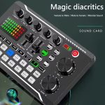 Portable USB-C On-Site Sound Card with DJ Mixing Effects & Voice Changer - 1200mAh Rechargeable Battery, Volume Control, Pop Filter & Windscreen for Live Streaming, Podcasting, Gaming, Karaoke, Studio Recording - Image 9