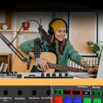 Portable USB-C On-Site Sound Card with DJ Mixing Effects & Voice Changer - 1200mAh Rechargeable Battery, Volume Control, Pop Filter & Windscreen for Live Streaming, Podcasting, Gaming, Karaoke, Studio Recording - Image 10