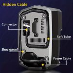 Tire Inflator, Air Compressor Pump, Wired Tire Pump Suitable for Sedans, SUVs, Off-Road Vehicles, Pickup Trucks, DC 12V, Electric Vehicle Air Pump, No Battery Required, Analog Gauge Display, Plug-In Power Supply, Car Tire Pump, Portable Inflator - Image 10