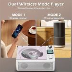 M-AMAZUP Portable CD Player with USB, Tape, and Stereo Headphone Compatibility - Dual Wireless Modes, Remote Control, 3D Sound, USB Charging, 36V Power, Non-Waterproof, CD Player|Modern Audio Gear|USB Charging Device, Ideal for Home Entertainment - Image 10